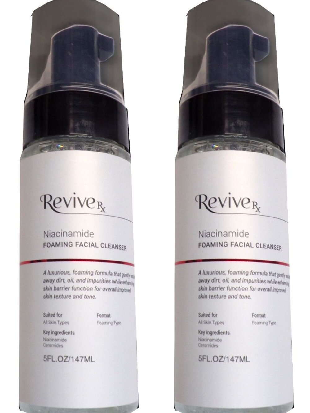 REVIVE RX Niacinamide Foaming Facial Cleanser (Set of 2)